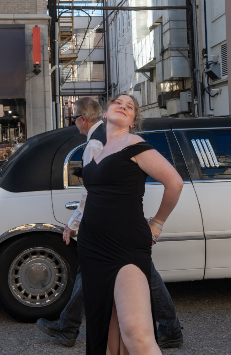 5.7.25 Senior Halle Anderson poses for the camera at the Billings Central Film Premiere. 